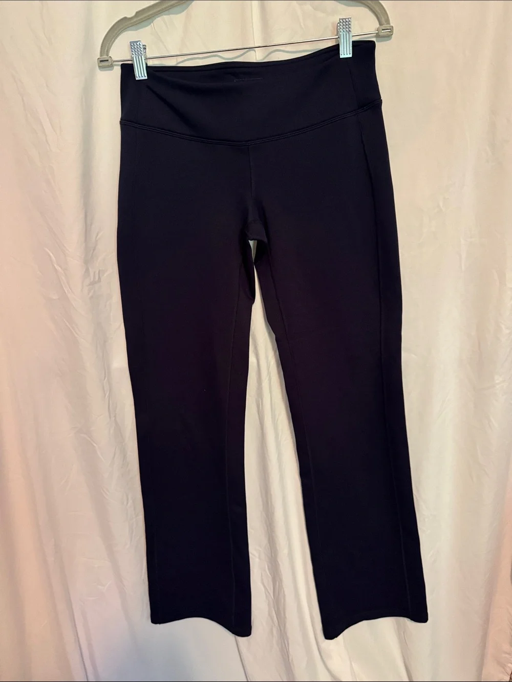 Athleta Navy Boot-Cut High-Rise Stretch Pants
